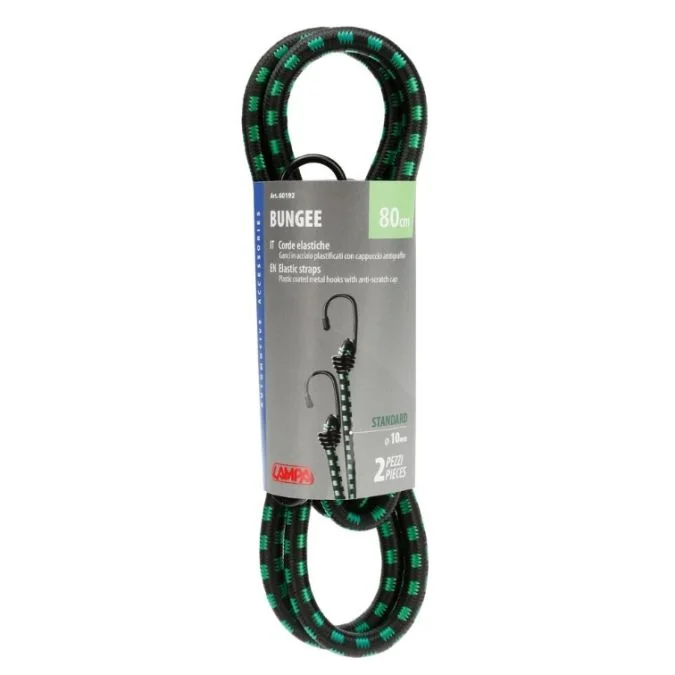 Coppia Corde Elastiche 80 Cm Lampa 60192