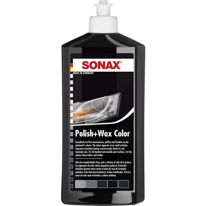 Polish + Cera per Auto Colore Nero 500 Ml Sonax 700296100