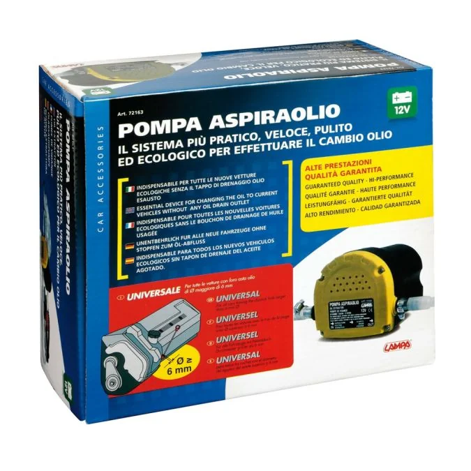 Pompa Aspira Olio 12V Lampa 72163