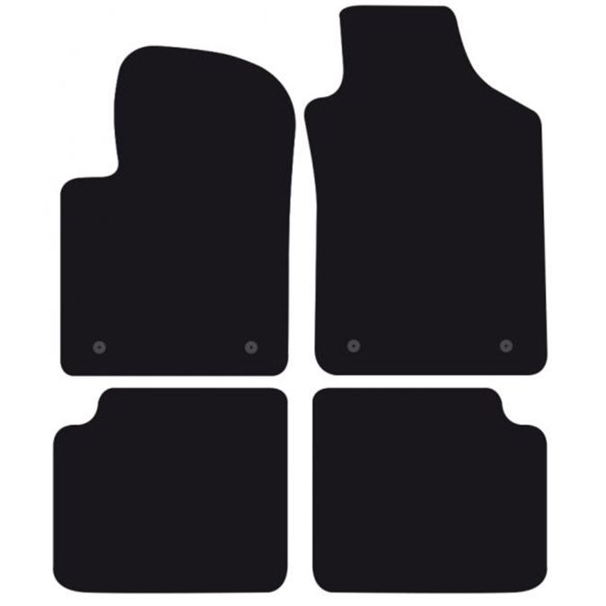 Serie Tappeti Moquette Tailor Abarth 500 08˃, 500C 10˃ - Fiat 500 07˃, 500C 09˃ Cora 000131400