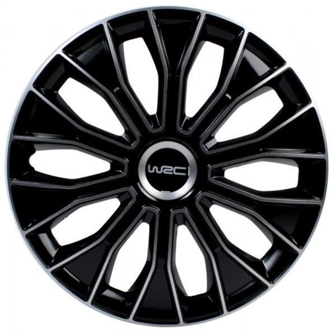 Set 4 Copricerchi Universali Bicolore 15'' Wrc 7469