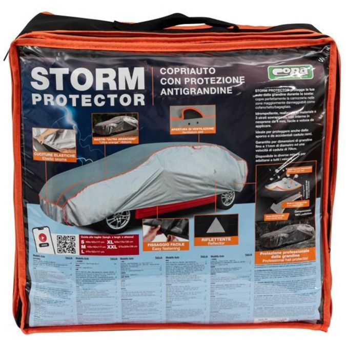 Telo Protettivo Copriauto Antigrandine Storm Protector Misura L Cora St75