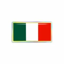 Adesivo 3D Sticker Bandiera Italia Quattroerre 467