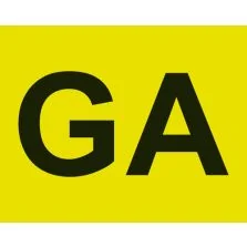 Adesivo Contrassegno Ga (Guida Accompagnata) - Anteriore Lampa 65359