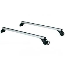 Barre Portatutto Lp49 Lunghezza 100 Cm, Alluminio, con Piedini e Chiave, Senza Attacchi Laprealpina 10900
