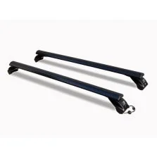 Barre Portatutto Lp66 Lunghezza 110 Cm in Alluminio Nero con Chiave Laprealpina 11351