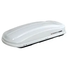 Box Auto Baule da Tetto Bianco Lucido in ABS 430Lt Nordrive N60013