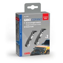 Coppia Ganci Cofano in Gomma Gc-3 Lampa 65000