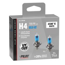 Coppia Lampade Alogene Blu-Xe 12V H4 - 100/8055W - P43T Pilot 58185