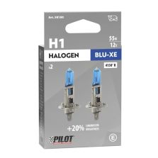 Coppia Lampadine Alogene Blu-Xe 12V H1 60/55W Pilot 58180