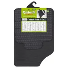 Coppia Tappeti Anteriore in Gomma Rubberfit Colore Nero Fit-7 Cora 134017