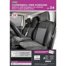 Coprisedili per Furgone Tg. Sp24 Nero Cora 1702402