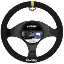 Coprivolante Carrera Look Nera Inserto Giallo Simoni Racing Cvt/27