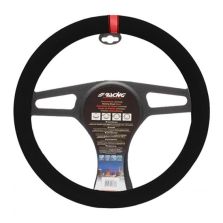 Coprivolante Carrera Look Nero Inserto Rosso Simoni Racing Cvt/27R