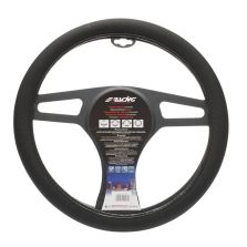 Coprivolante Cheap Cotone Nero per Volanti Diametro 37-39 Cm Simoni Cvt/11N