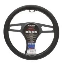 Coprivolante Cheap Cotone Nero per Volanti Diametro 37-39 Cm Simoni Cvt/11N