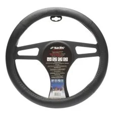 Coprivolante Trophy 1 in Ecopelle Nero Liscio Simoni Racing Cvt/1N