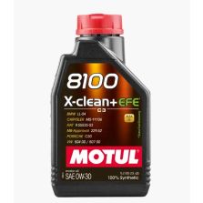 Olio Motore 8100 X-Clean+ Efe 0W-30 Motul 111657