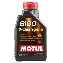 Olio Motore 8100 X-Clean Gen2 5W40 1 lt Motul 109761