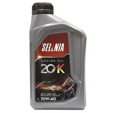 Olio Motore Selenia 20K 1Lt Lubrificante con Basi Sintetiche 10W-40