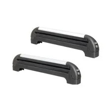 Portasci Universale Antifurto Sherpa 5 Paia di Sci o 2 Snowboard + 2 Paia Sci - Alluminio e Nero Gev A8936