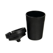 Posacenere Auto-Estinguente a Barattolo Nero Lampa 65465