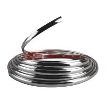 Profilo Adesivo Cromato 4Mt 9 mm Lampa 20878