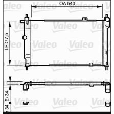 Radiatore Raffredamento Motore Opel e Vauxhall Valeo 730993