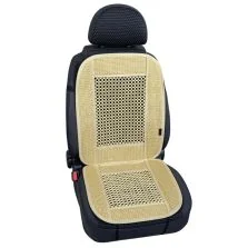 Schienale Coprisedile Anteriore Universale in Fibra Naturale di Cellulosa e Legno Avorio Lampa 54302