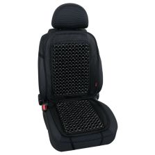 Schienale Coprisedile Anteriore Universale in Palline di Legno Nero Lampa 54319