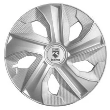 Set 4 Copricerchi Universali 15'' Blade Argento Opaco Carbon Texture Momo Mc0515