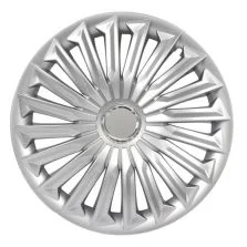 Set 4 Copricerchi Universali Alullk Joy Silver 15'' Cora 42645
