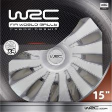 Set 4 Copricerchi Universali Metalizzati in ABS 15'' Sepang Cora 7585