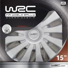 Set 4 Copricerchi Universali Metalizzati in ABS 15'' Sepang Cora 7585