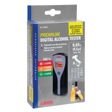 Strumento Misurazione Tasso Alcolemico Etilometro con Segnale Acustico di Avvertimento Lampa 44003