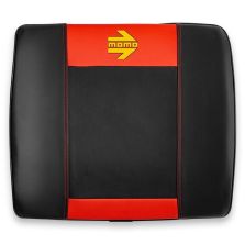 Supporto Lombare - Supporto Sedile Vita Compact Nero/Rosso Momo Lsccbr