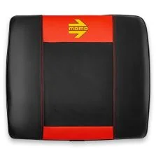 Supporto Lombare - Supporto Sedile Vita Compact Nero/Rosso Momo Lsccbr
